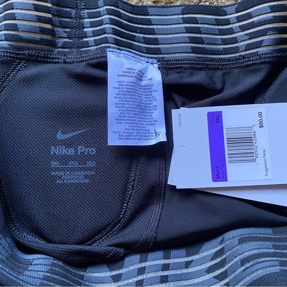 Nike Pro Hyperstrong Football Compression Shorts Men 3XL NWT - Picture 3 of 4